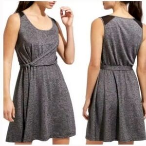 9.Athleta Sweet Saturday Wrap Dress in Gray